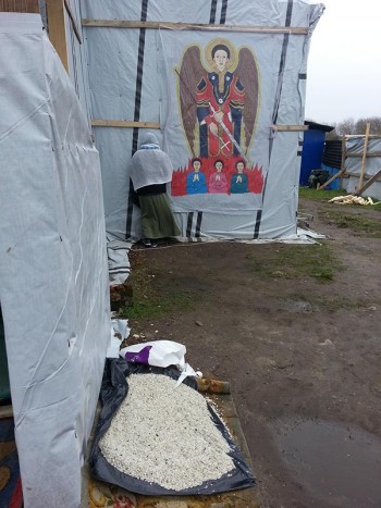 église fréquentées par les Erythréens, jungle de Calais