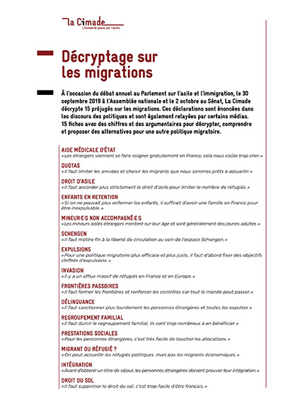 décryptage migrations