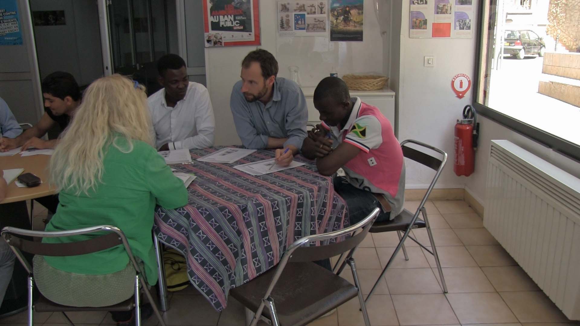 Atelier socio-linguistique à Marseille