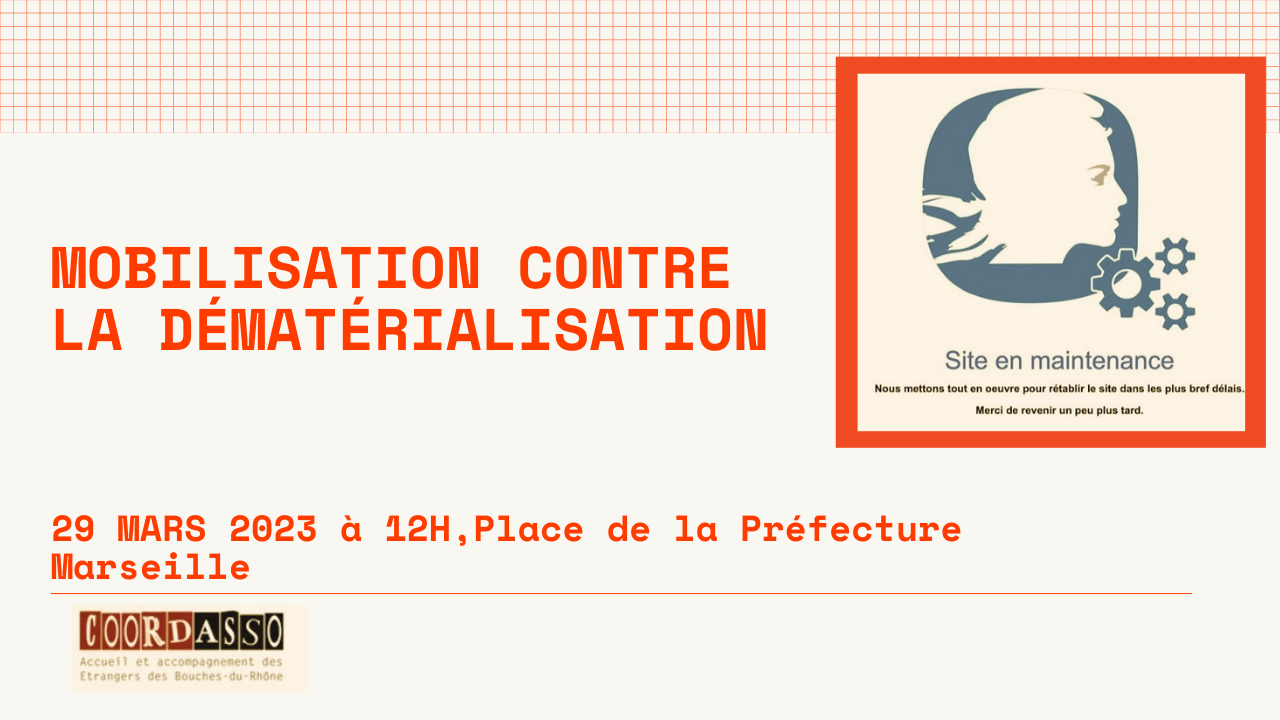 Marseille : mobilisation contre la dématérialisation des démarches administratives